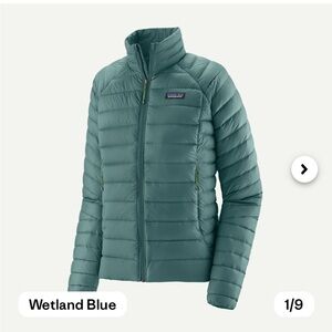 Patagonia Women's Down Sweater Jacket Wetland Blue